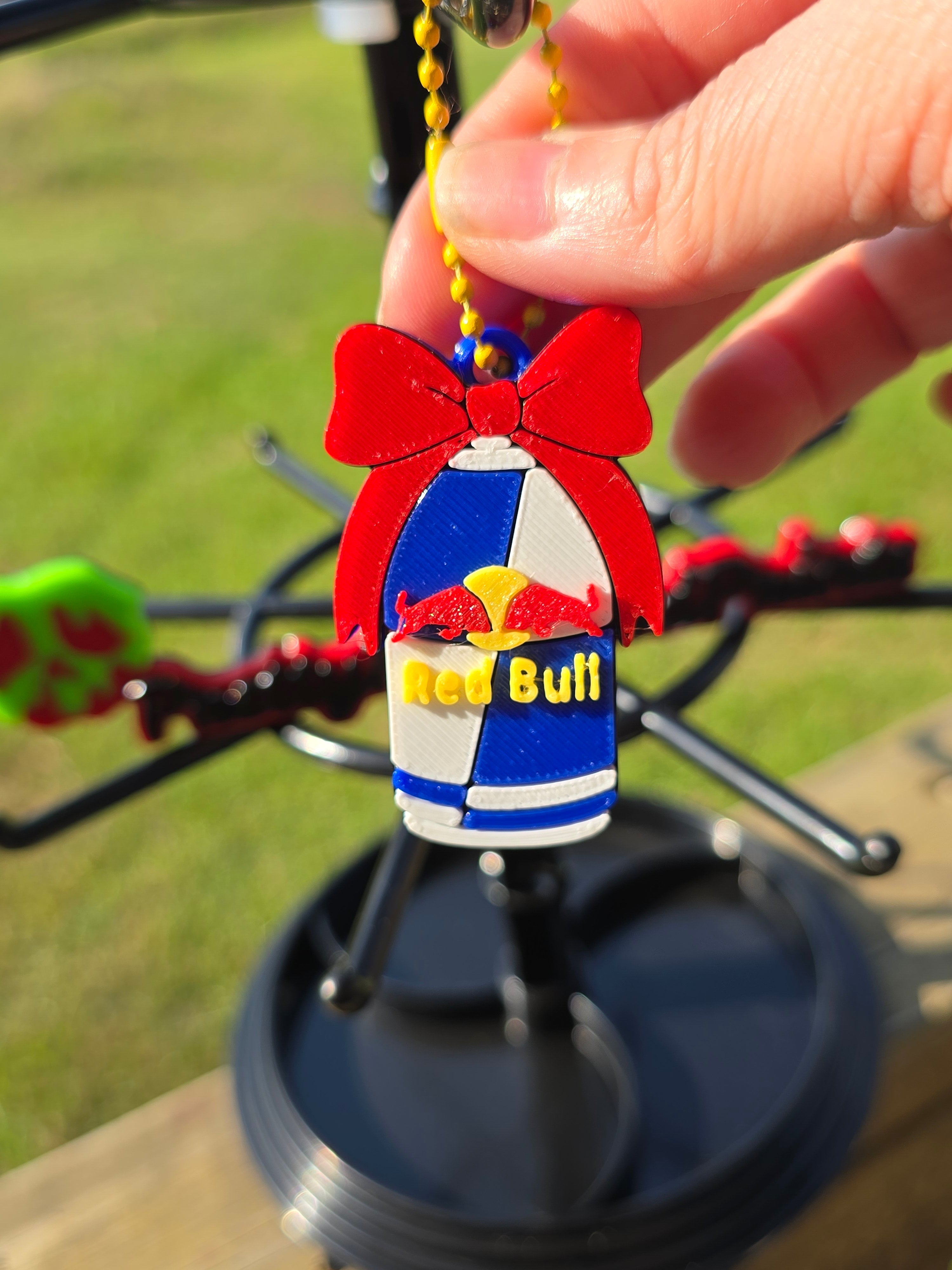 Red Bull Can Opener Keychain