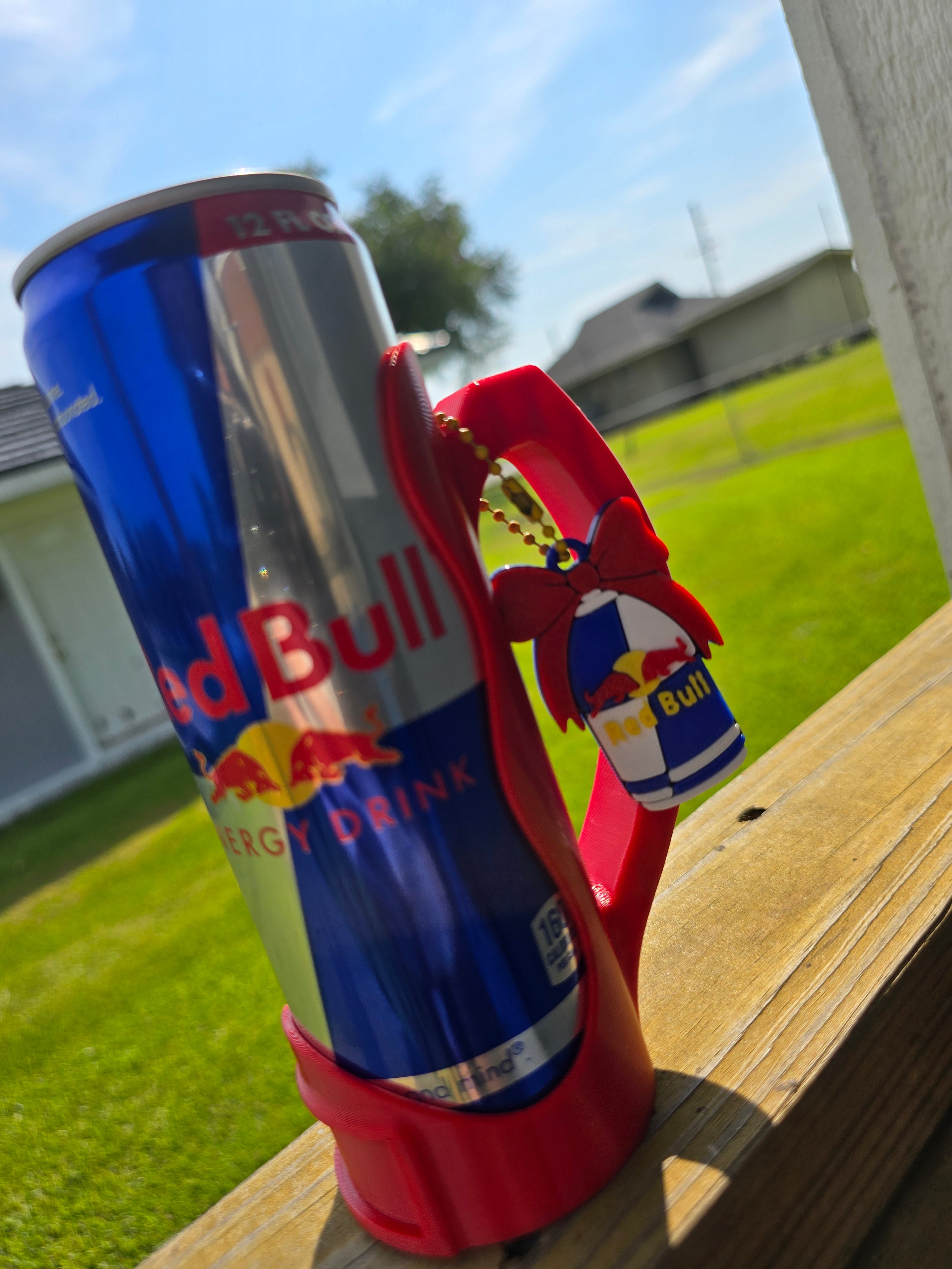 Red Bull Can Opener Keychain