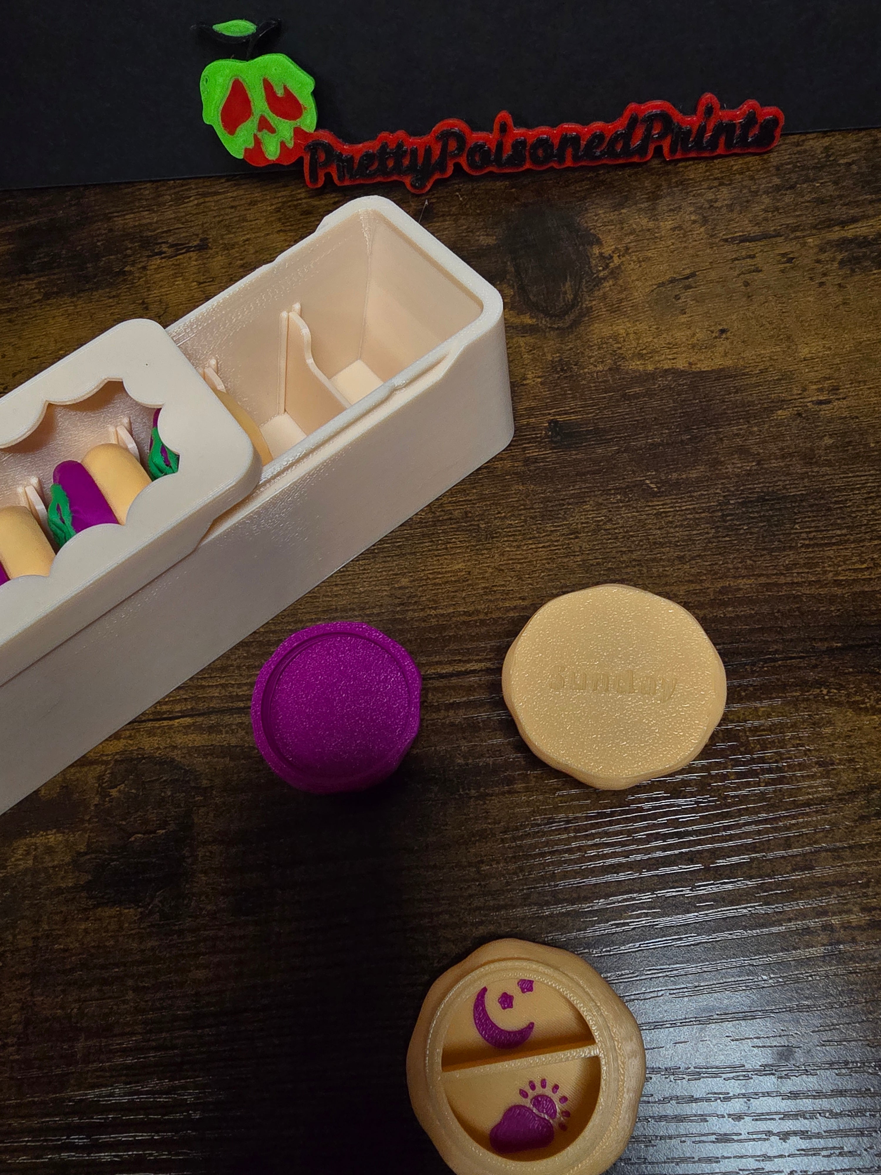 Sugar Cookie Pill Organizer | Cute 3D Printed Medication Storage