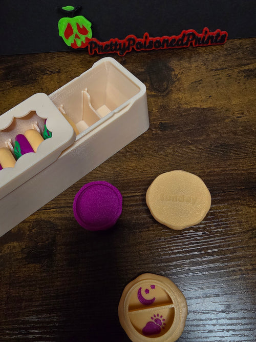 Sugar Cookie Pill Organizer | Cute 3D Printed Medication Storage