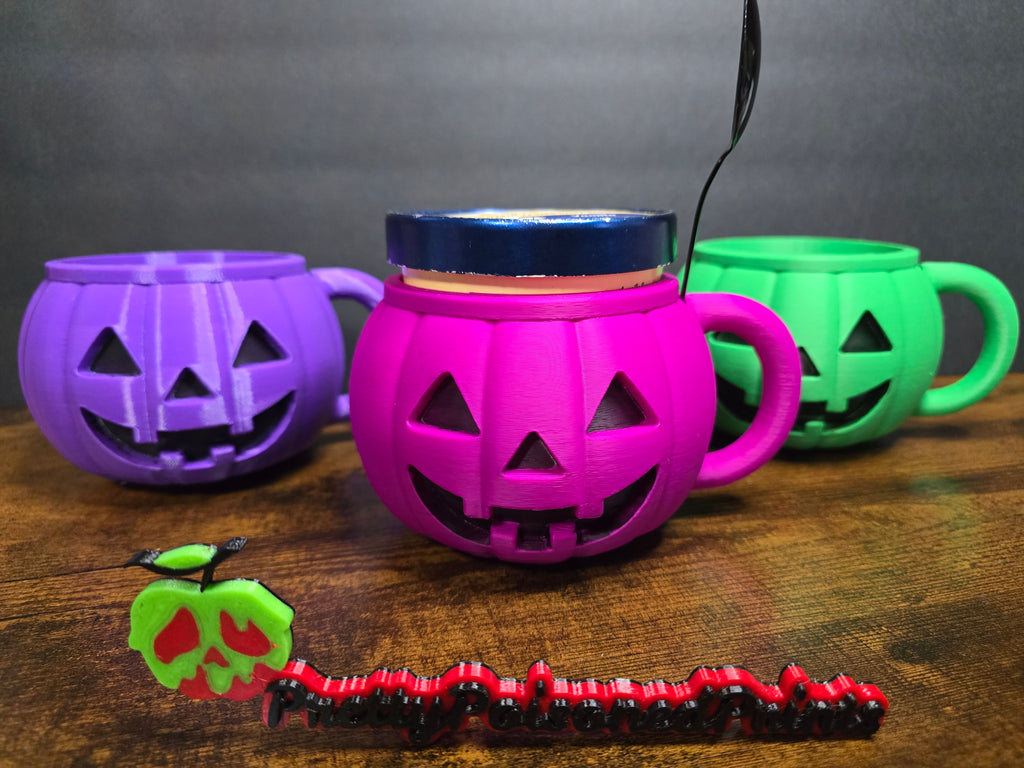 🎃 Jack-O’-Lantern Ice Cream Pint Holder