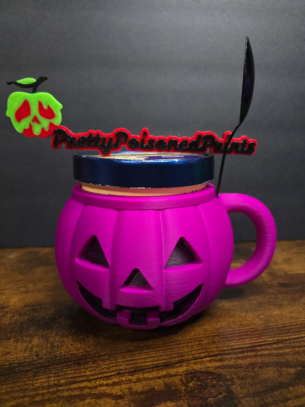 🎃 Jack-O’-Lantern Ice Cream Pint Holder